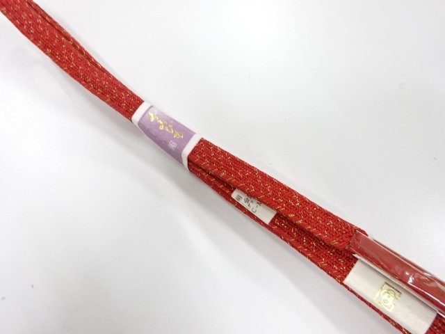 未使用品　正絹　手組帯締め